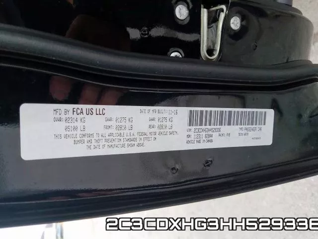 2C3CDXHG3HH529336 фото 2