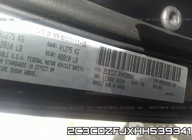 2C3CDZFJXHH539341 фото 10