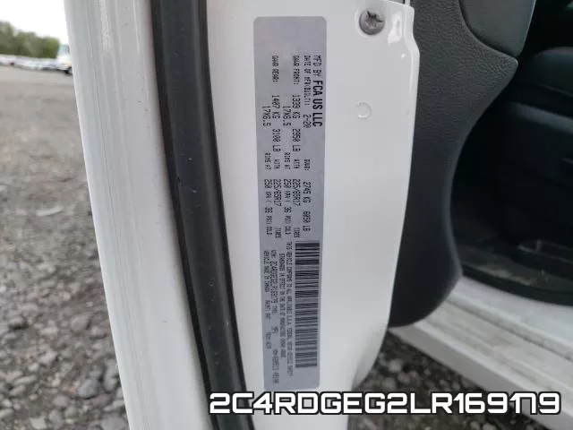 2C4RDGEG2LR169179 фото 2