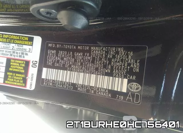 2T1BURHE0HC756401 фото 10