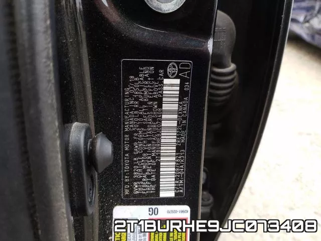 2T1BURHE9JC073408 фото 2