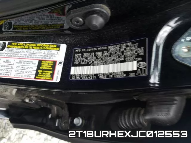 2T1BURHEXJC012553 фото 2