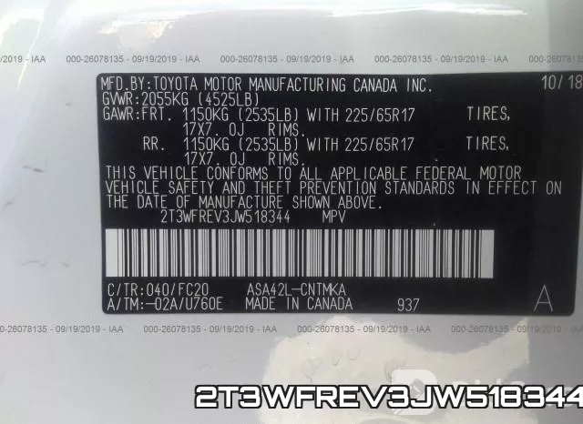 2T3WFREV3JW518344 фото 10
