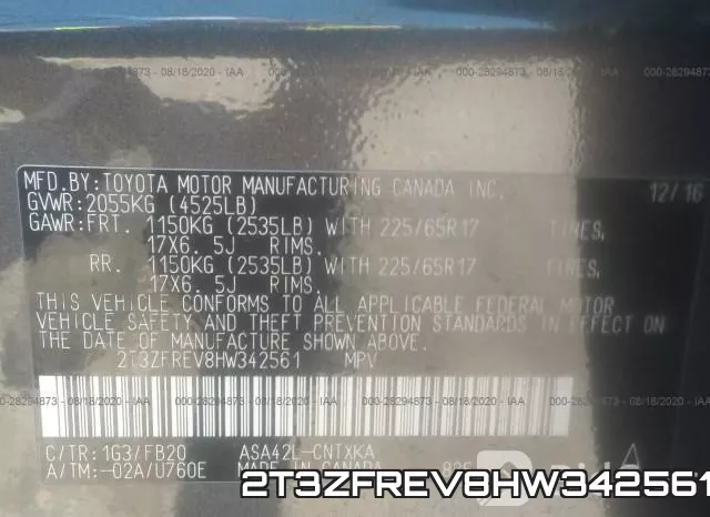 2T3ZFREV8HW342561 фото 10