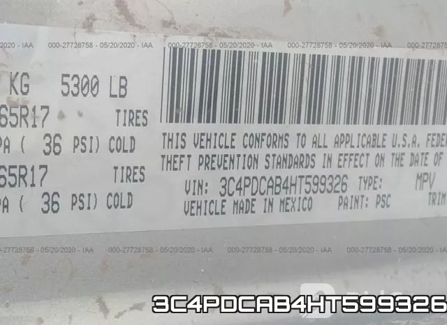 3C4PDCAB4HT599326 фото 10