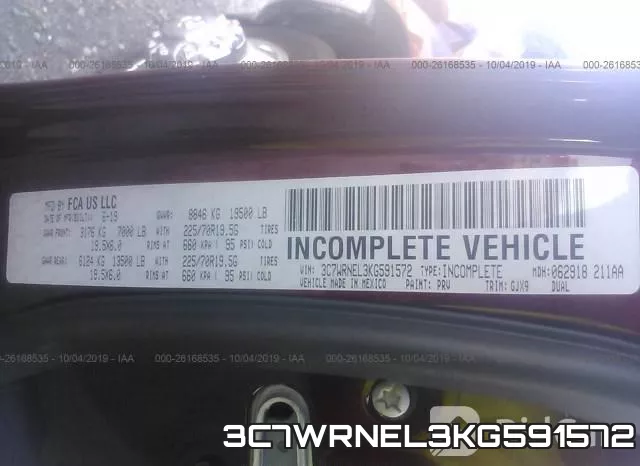 3C7WRNEL3KG591572 фото 10