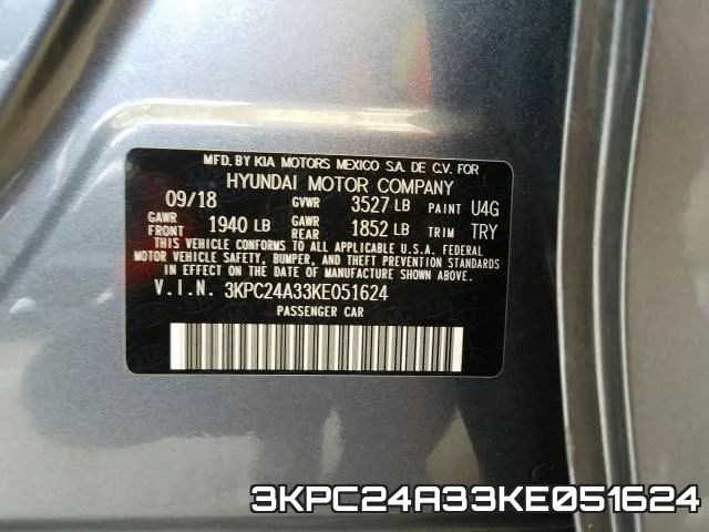 3KPC24A33KE051624 фото 2
