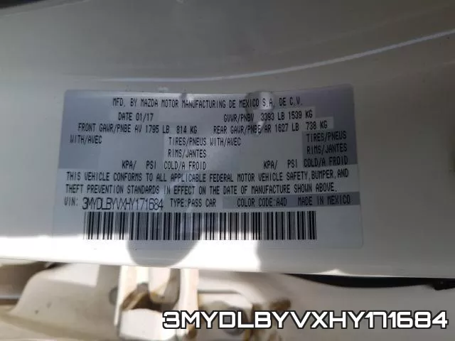 3MYDLBYVXHY171684 фото 2