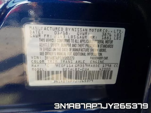 3N1AB7AP7JY265379 фото 2