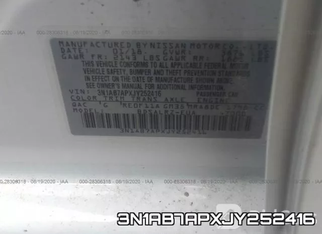 3N1AB7APXJY252416 фото 10