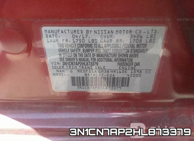3N1CN7AP2HL873379 фото 10