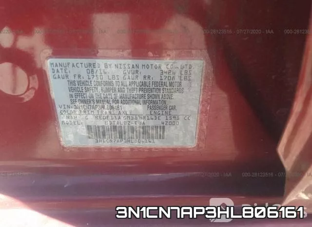 3N1CN7AP3HL806161 фото 10