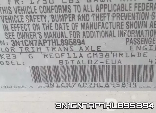 3N1CN7AP7HL895894 фото 10