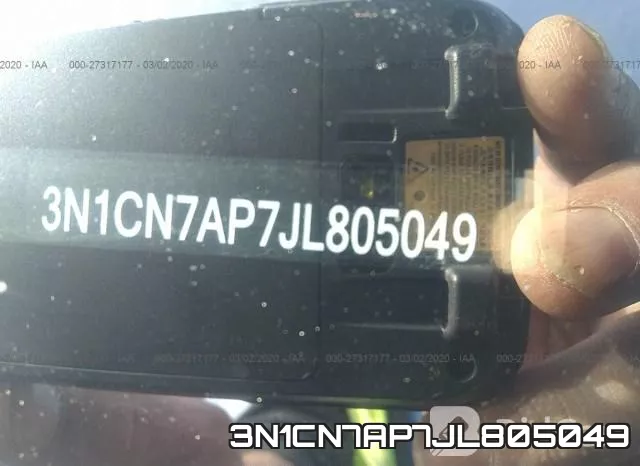 3N1CN7AP7JL805049 фото 10