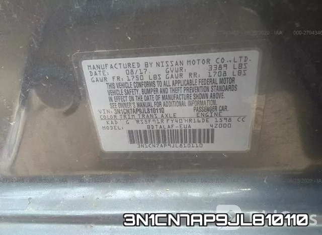 3N1CN7AP9JL810110 фото 10