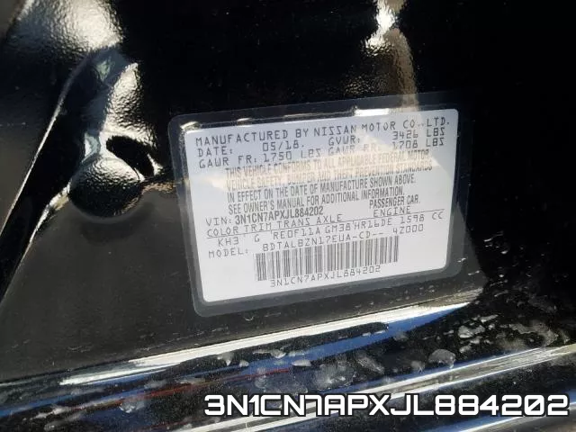 3N1CN7APXJL884202 фото 2