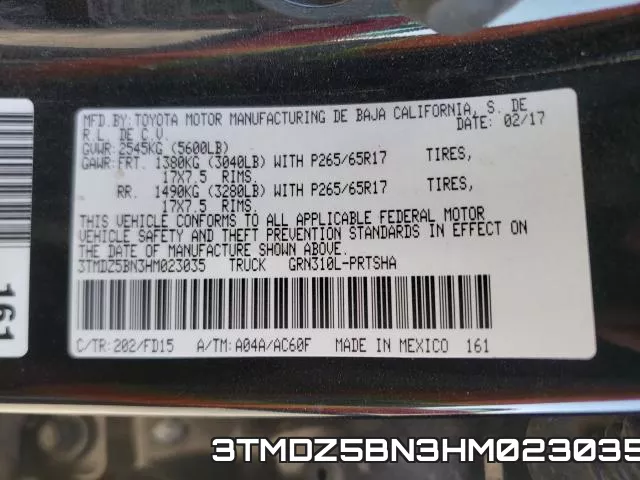 3TMDZ5BN3HM023035 фото 2