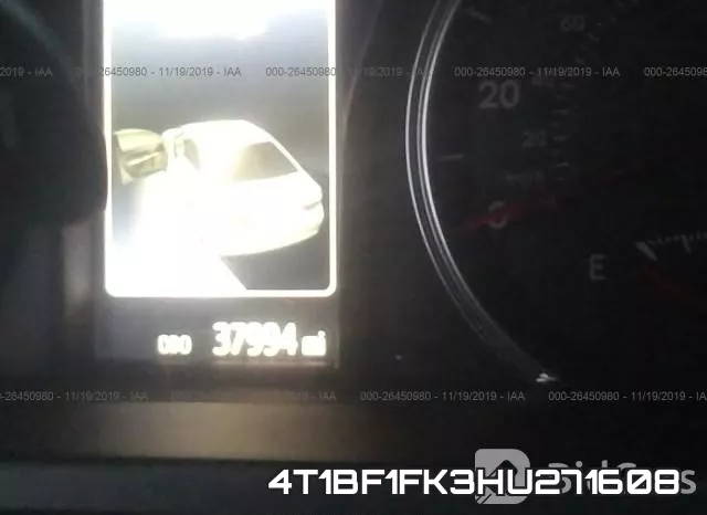 4T1BF1FK3HU271608 фото 8