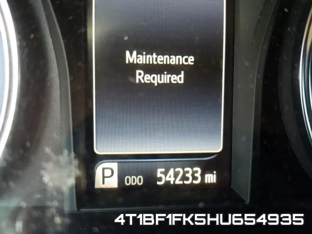 4T1BF1FK5HU654935 фото 9