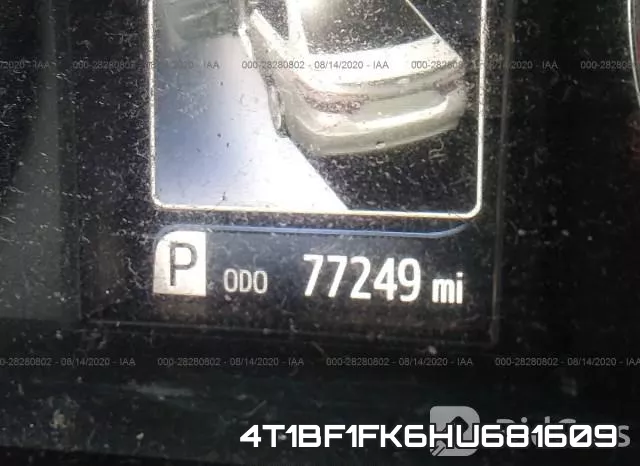 4T1BF1FK6HU681609 фото 8