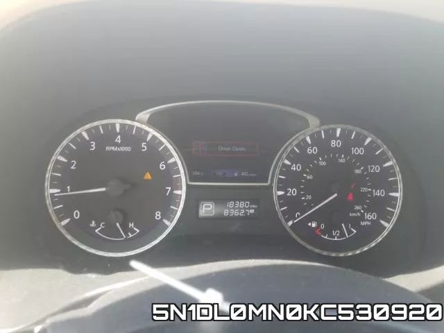 5N1DL0MN0KC530920 фото 9