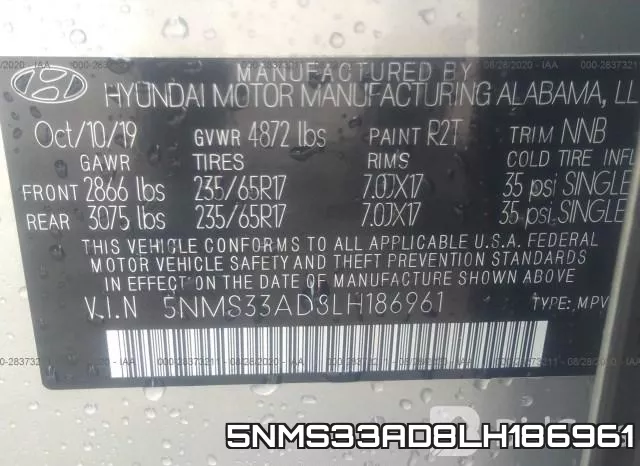 5NMS33AD8LH186961 фото 10