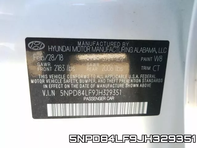 5NPD84LF9JH329351 фото 2