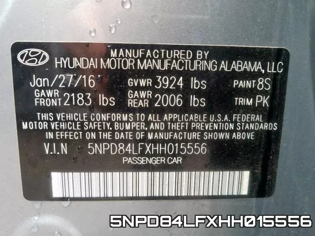 5NPD84LFXHH015556 фото 2