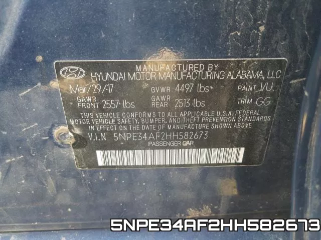 5NPE34AF2HH582673 фото 2
