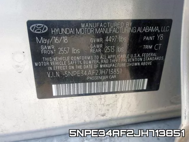 5NPE34AF2JH713851 фото 2