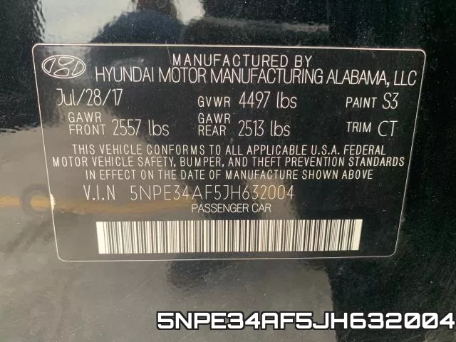 5NPE34AF5JH632004 фото 2
