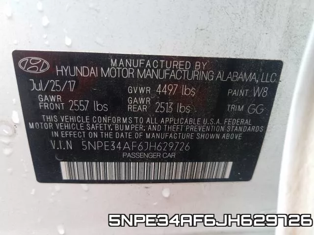 5NPE34AF6JH629726 фото 2