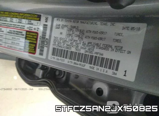 5TFCZ5AN2JX150825 фото 10