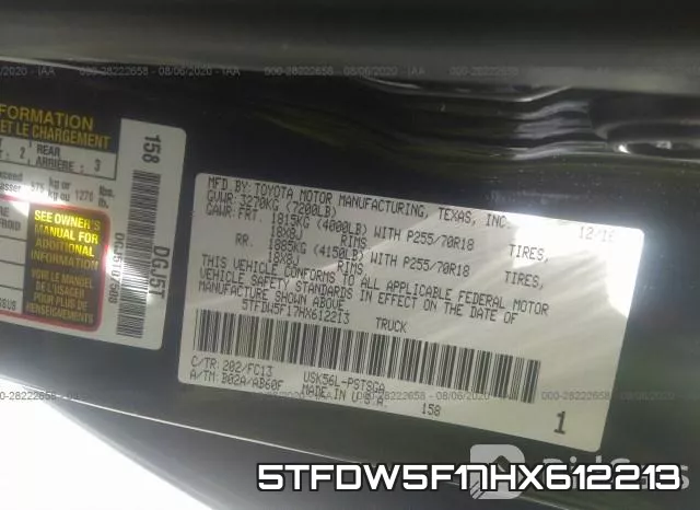 5TFDW5F17HX612213 фото 10