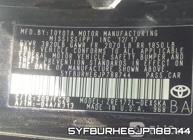 5YFBURHE6JP788744 фото 10