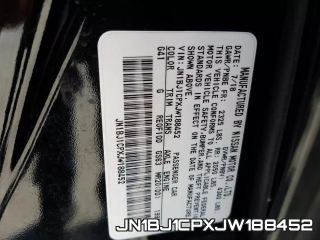 JN1BJ1CPXJW188452 фото 2