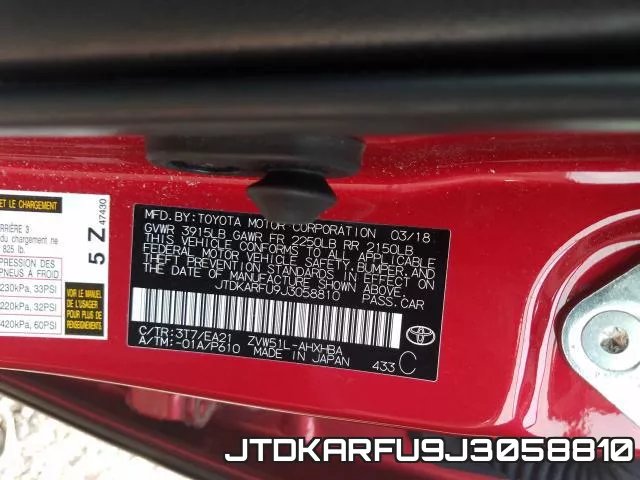 JTDKARFU9J3058810 фото 2
