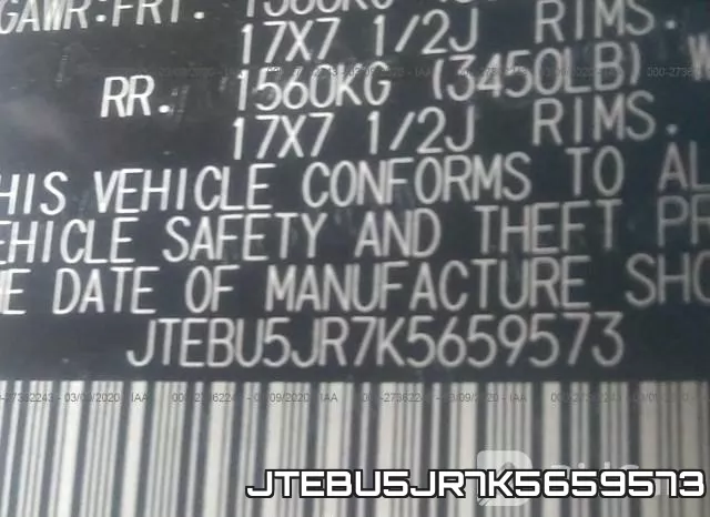 JTEBU5JR7K5659573 фото 10