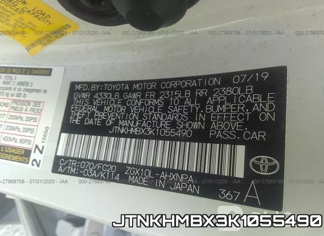 JTNKHMBX3K1055490 фото 10