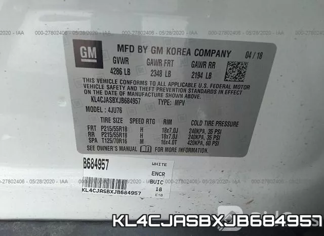 KL4CJASBXJB684957 фото 10