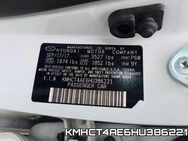 KMHCT4AE6HU386221 фото 2