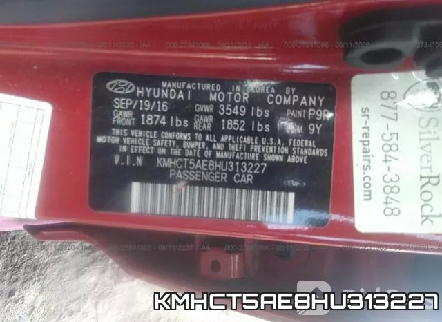 KMHCT5AE8HU313227 фото 10