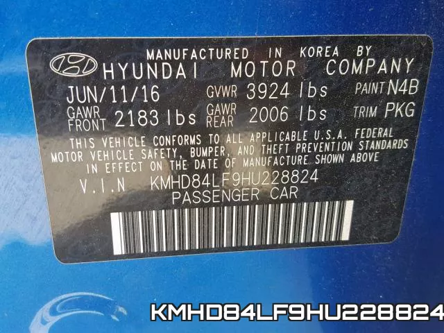 KMHD84LF9HU228824 фото 2