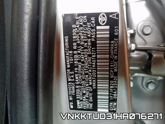 VNKKTUD31HA076271 фото 2