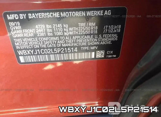 WBXYJ1C02L5P21514 фото 10