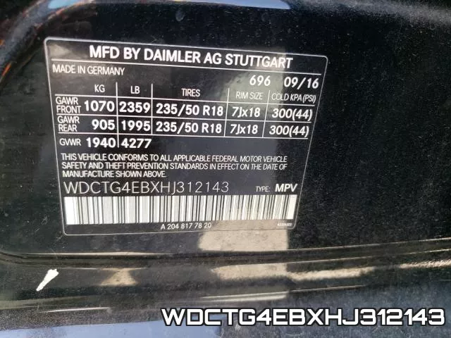 WDCTG4EBXHJ312143 фото 2