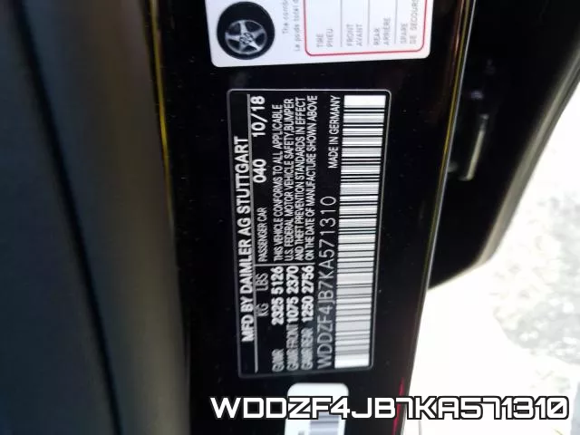 WDDZF4JB7KA571310 фото 2