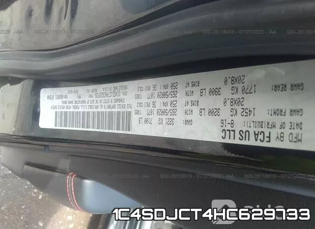 1C4SDJCT4HC629733 фото 10