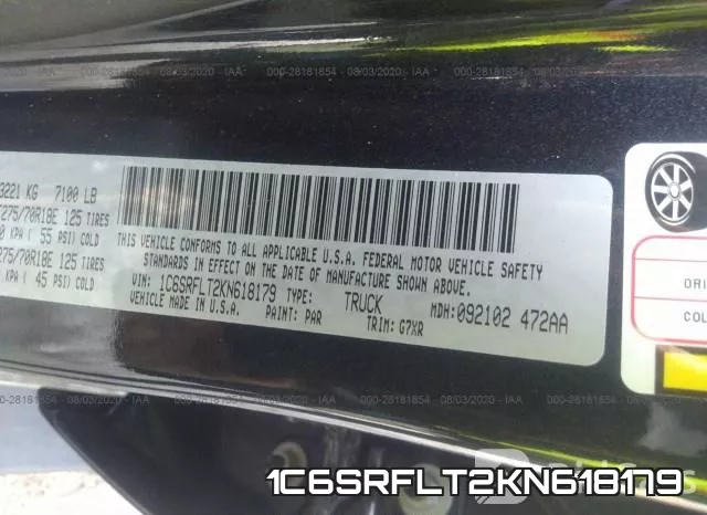 1C6SRFLT2KN618179 фото 10