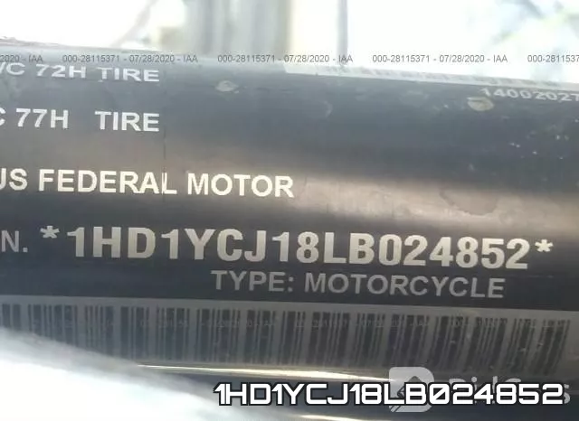 1HD1YCJ18LB024852 фото 2